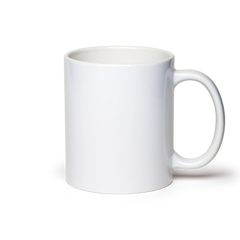 11 oz. White Ceramic Mug [Black ORCA]