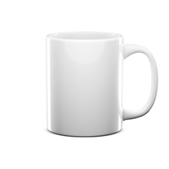 11 oz. White Ceramic Mug [Red ORCA]