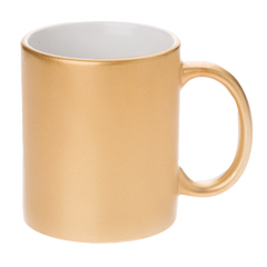 11 oz. Coffee Mug - Metallic Gold
