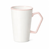 ORCA 15 oz. Two-Tone Latte New Bone China Mug Blanks - Light Pink, sublimation blank