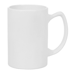 14 oz. White Ceramic Mug