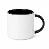 ORCA 14 oz. Inner/Handle Color Stoneware Coffee Mug Blanks - Black, sublimation blank