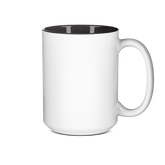 15 oz. Two Tone Colored Sublimation Ceramic Mug
