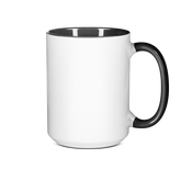 15 oz. Inner & Handle Colored Sublimation Ceramic Mug