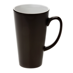 17 oz. Color Changing Latte Mug - Black