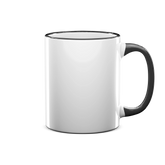 11 oz. Rim & Handle Colored Sublimation Ceramic Mug