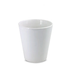 12 oz Flower Plant Pot - White