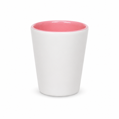 ORCA 1.5 oz. Ceramic Shot Glass Blanks — Pink Interior