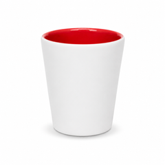 ORCA 1.5 oz. Ceramic Shot Glass — Red Interior