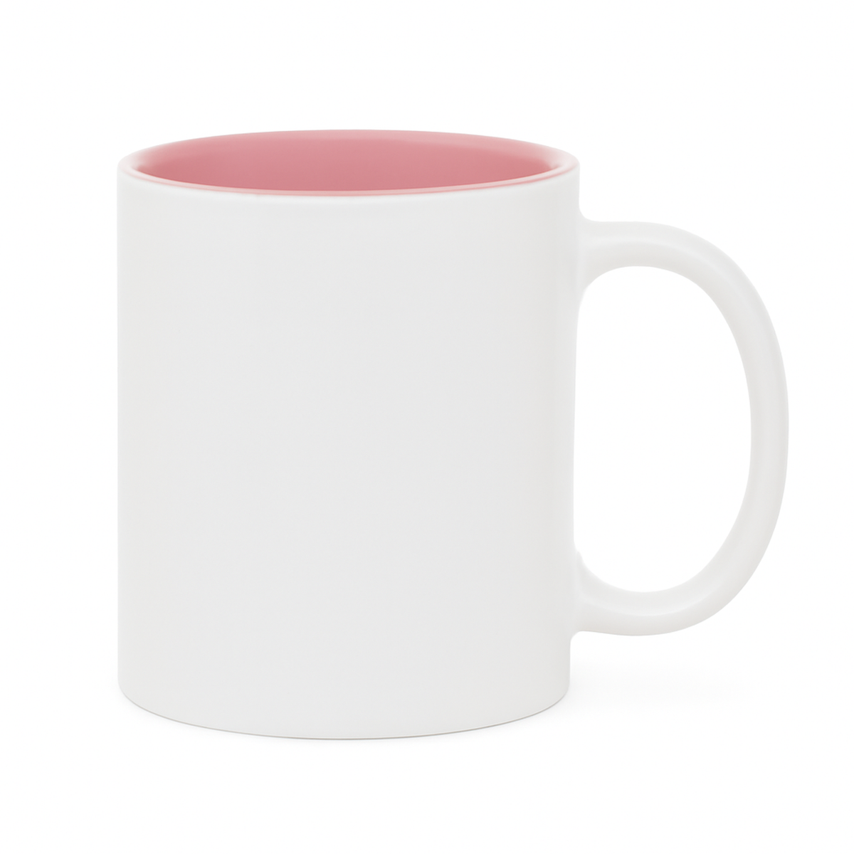 11 oz Pink ceramic mug blank wholesale