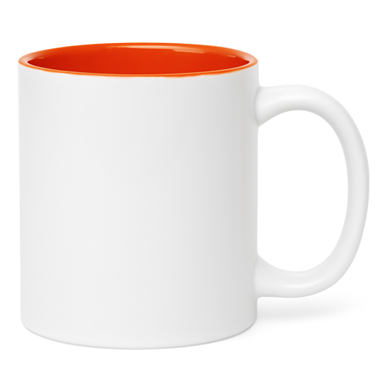 11 oz Orange ceramic mug blank wholesale