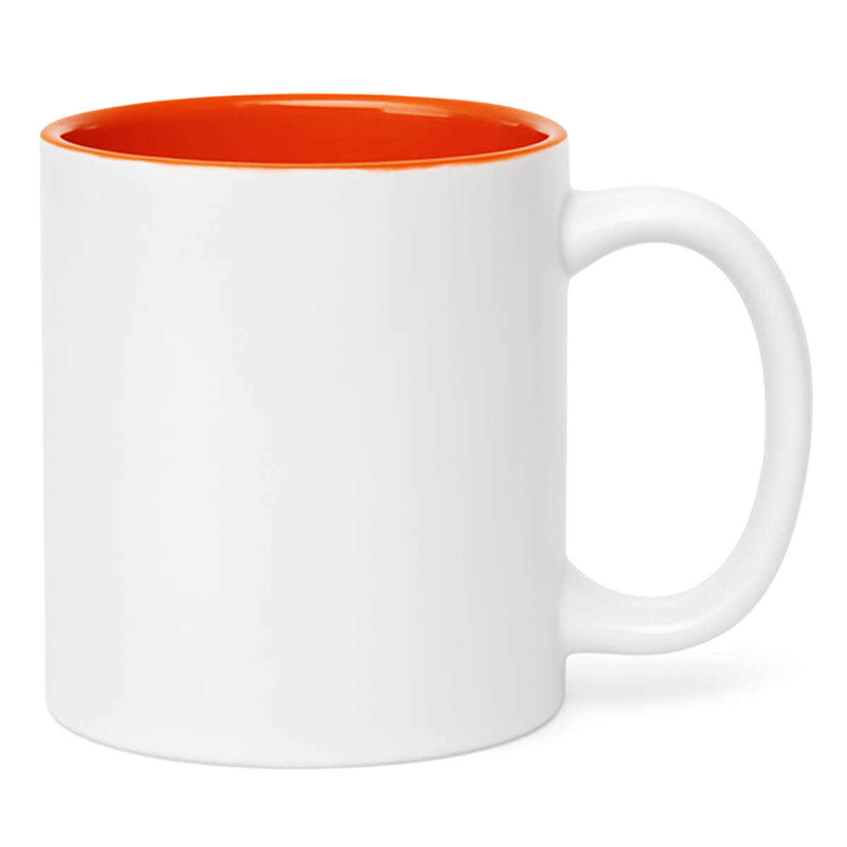 11 oz Orange ceramic mug blank wholesale