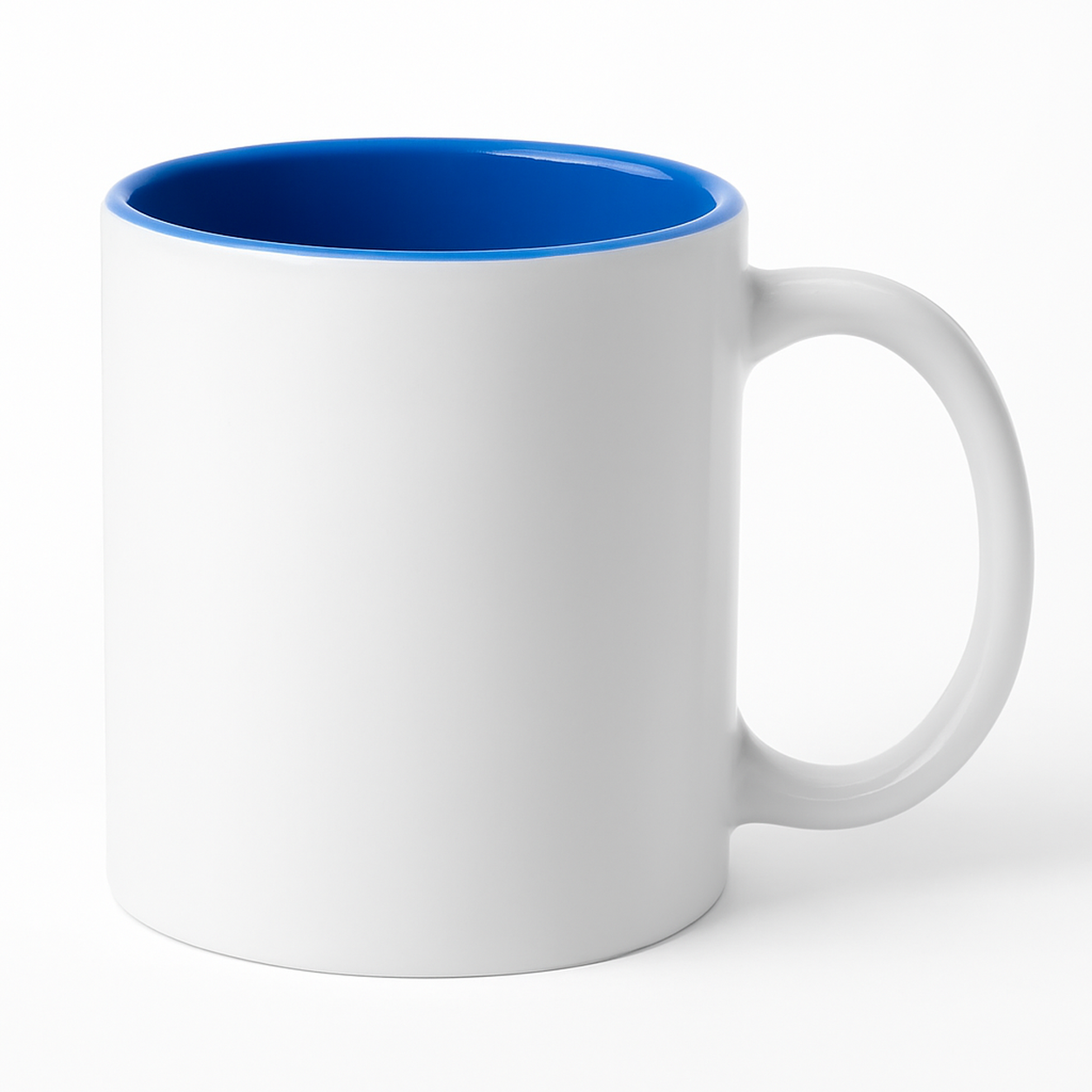 11 oz Blue ceramic mug blank wholesale