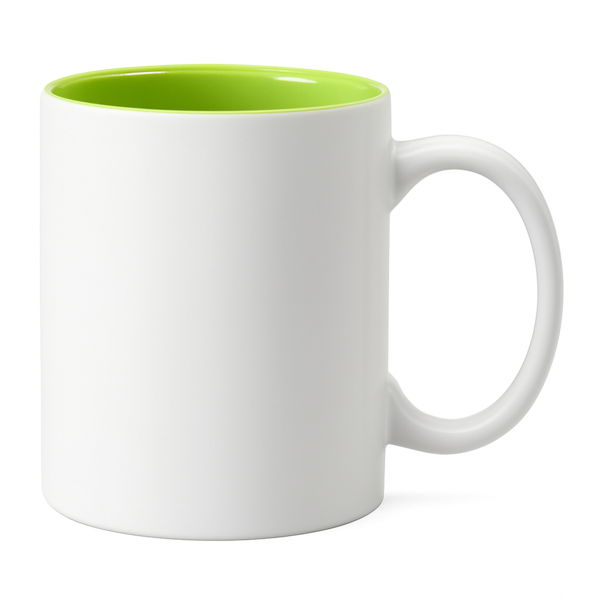 11 oz Green ceramic mug blank wholesale