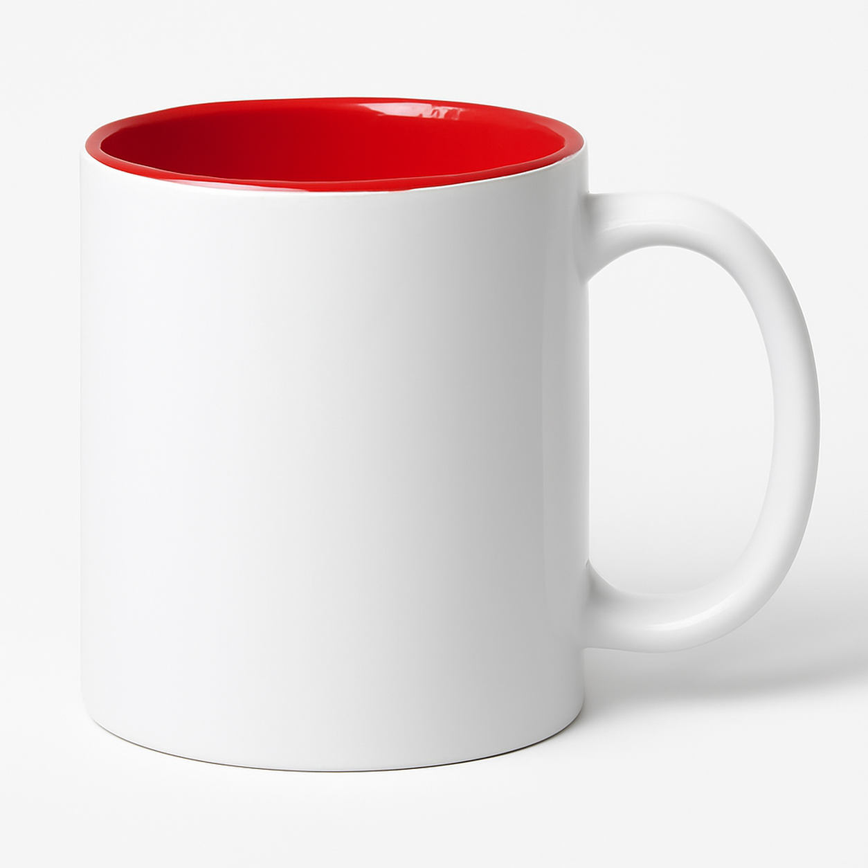 11 oz Red ceramic mug blank wholesale