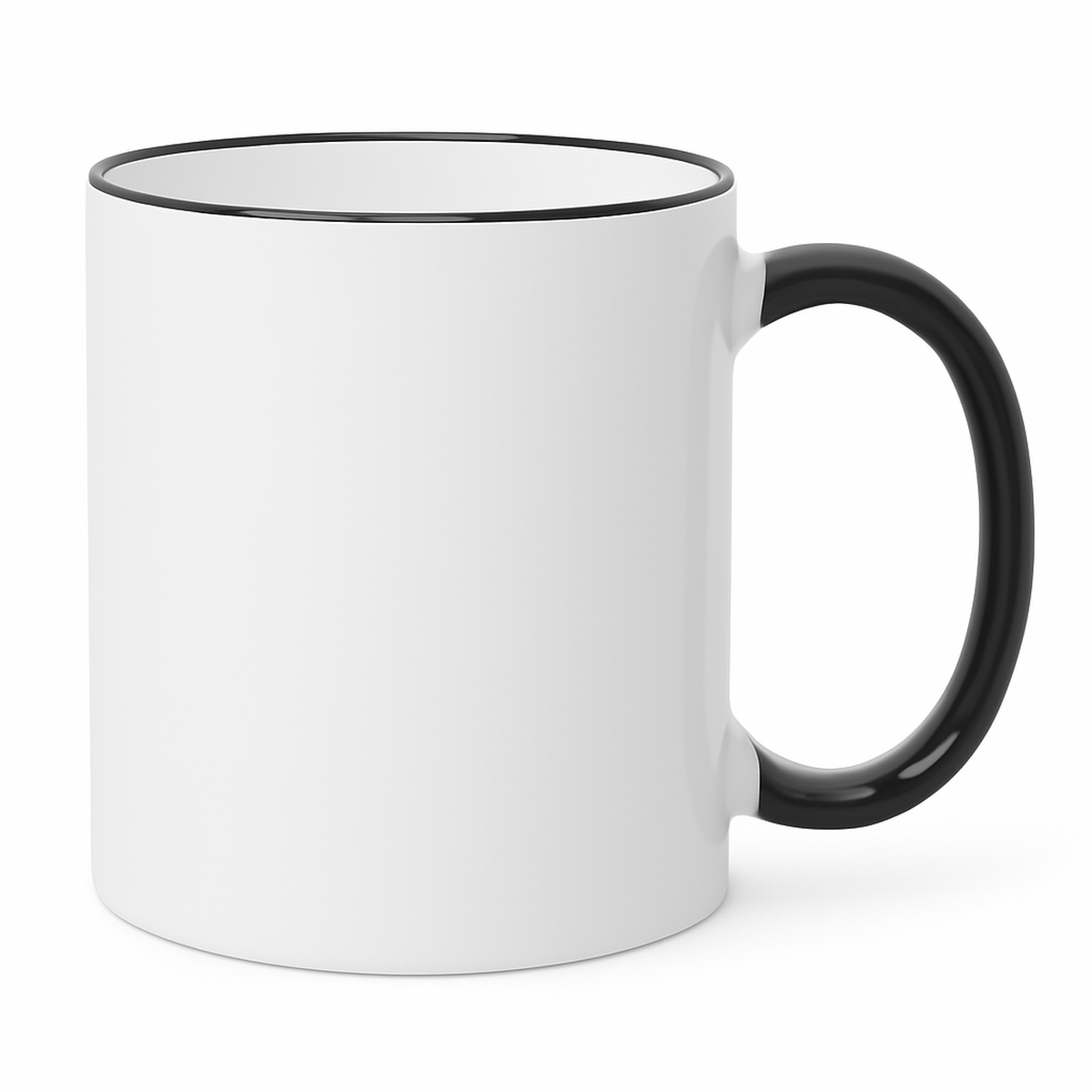 11 oz Black ceramic mug blank wholesale