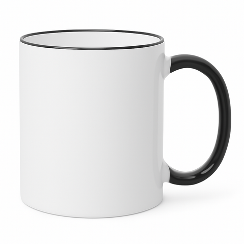 11 oz Black ceramic mug blank wholesale