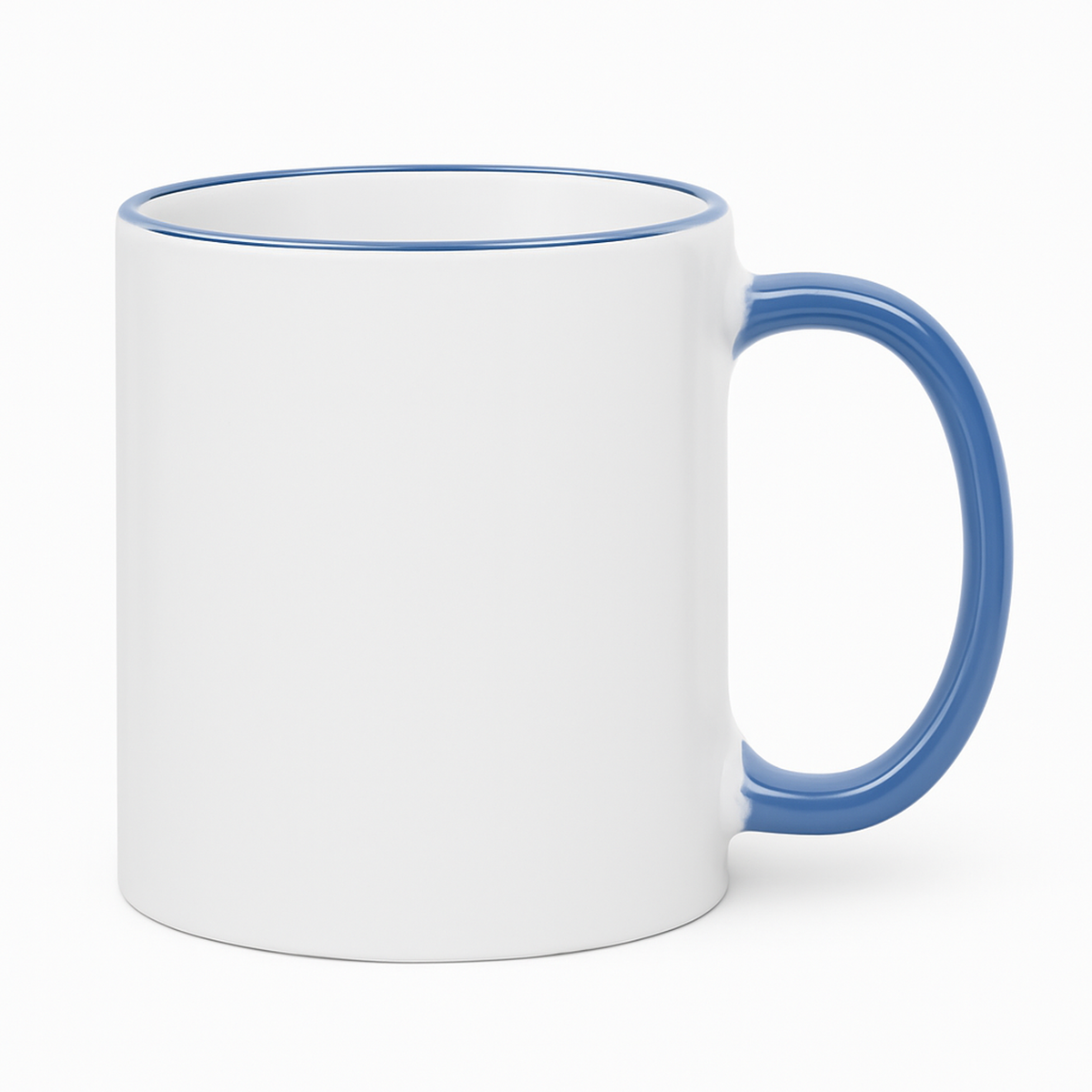 11 oz Blue ceramic mug blank wholesale