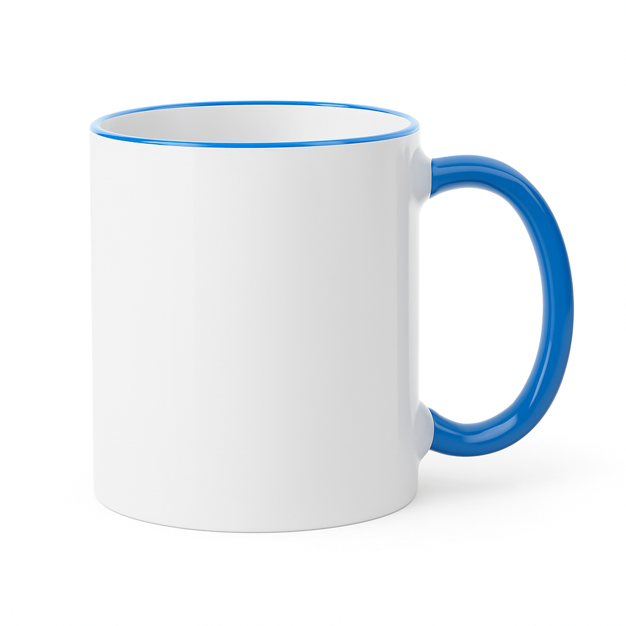 11 oz Blue ceramic mug blank wholesale
