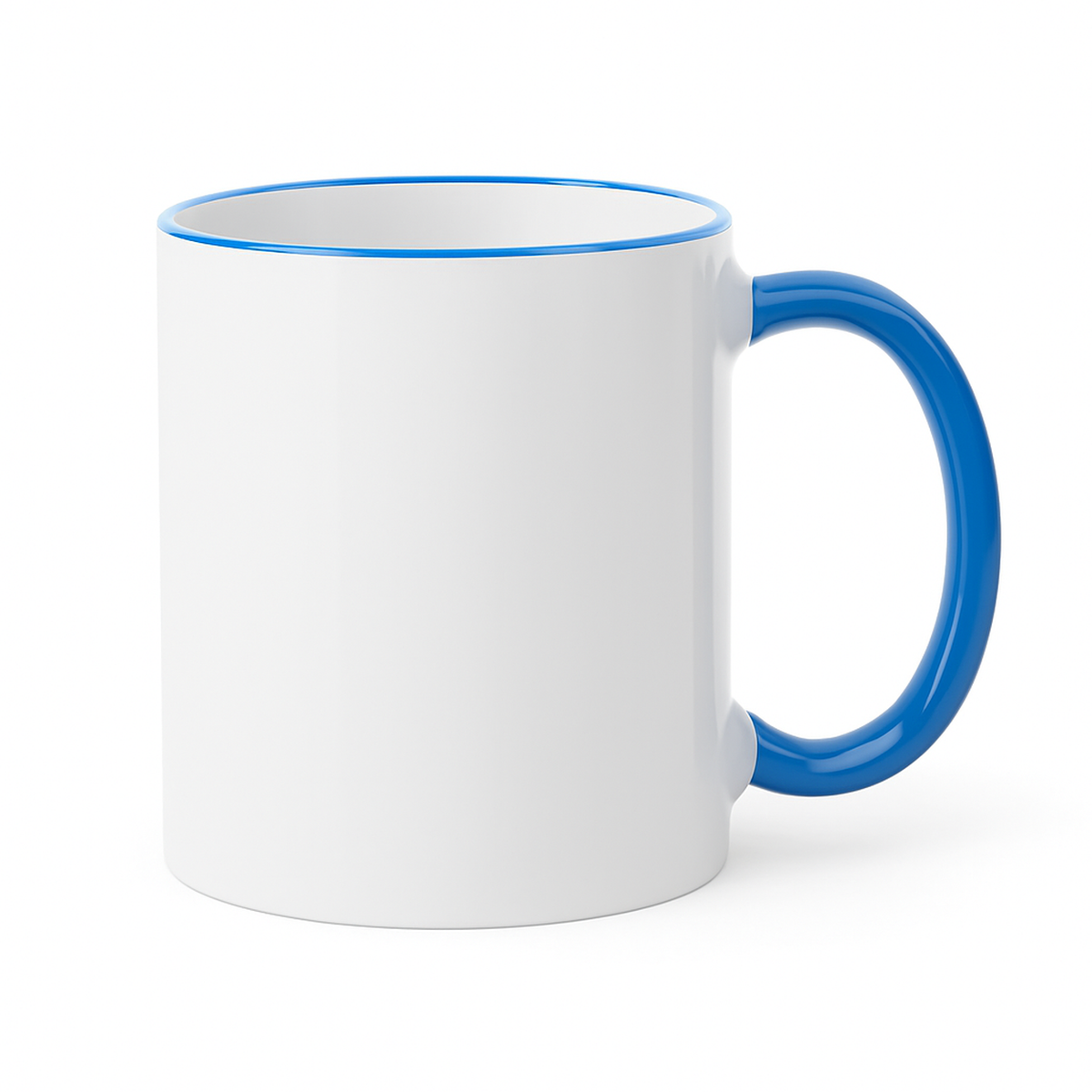 11 oz Blue ceramic mug blank wholesale