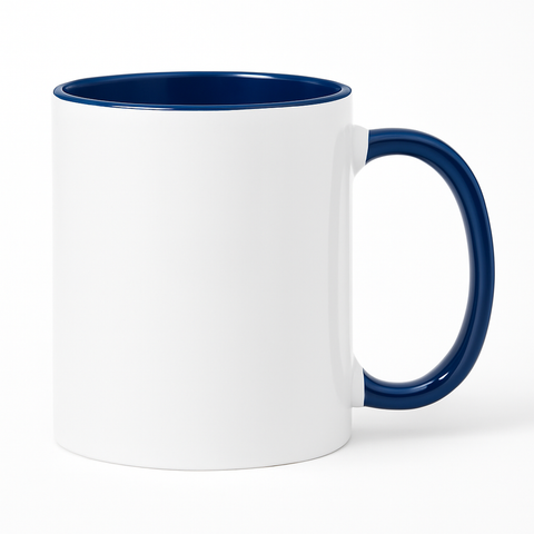 11 oz Blue ceramic mug blank wholesale