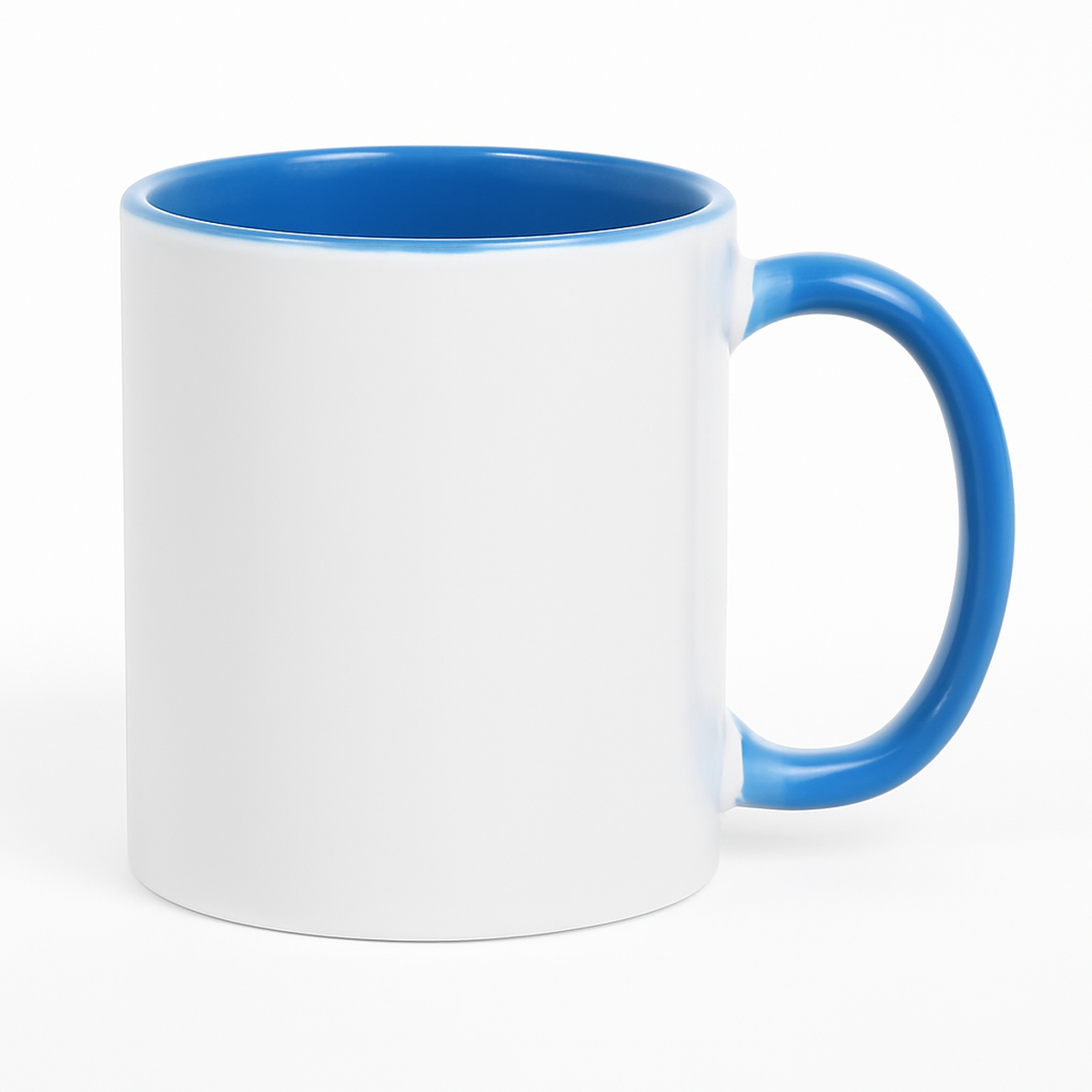 11 oz Blue ceramic mug blank wholesale