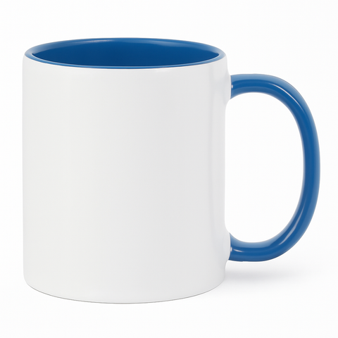 11 oz Blue ceramic mug blank wholesale