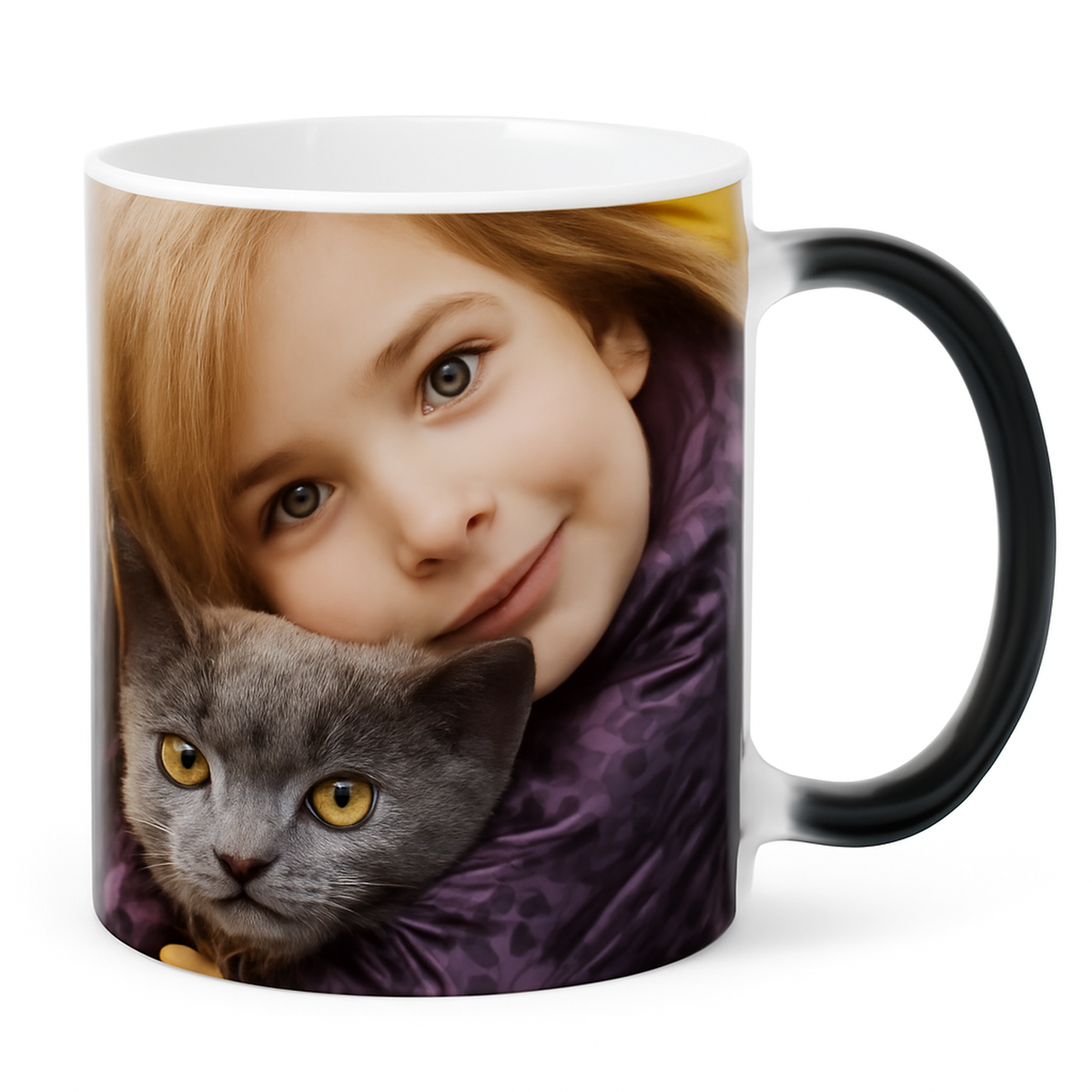 11 oz Black ceramic mug blank wholesale