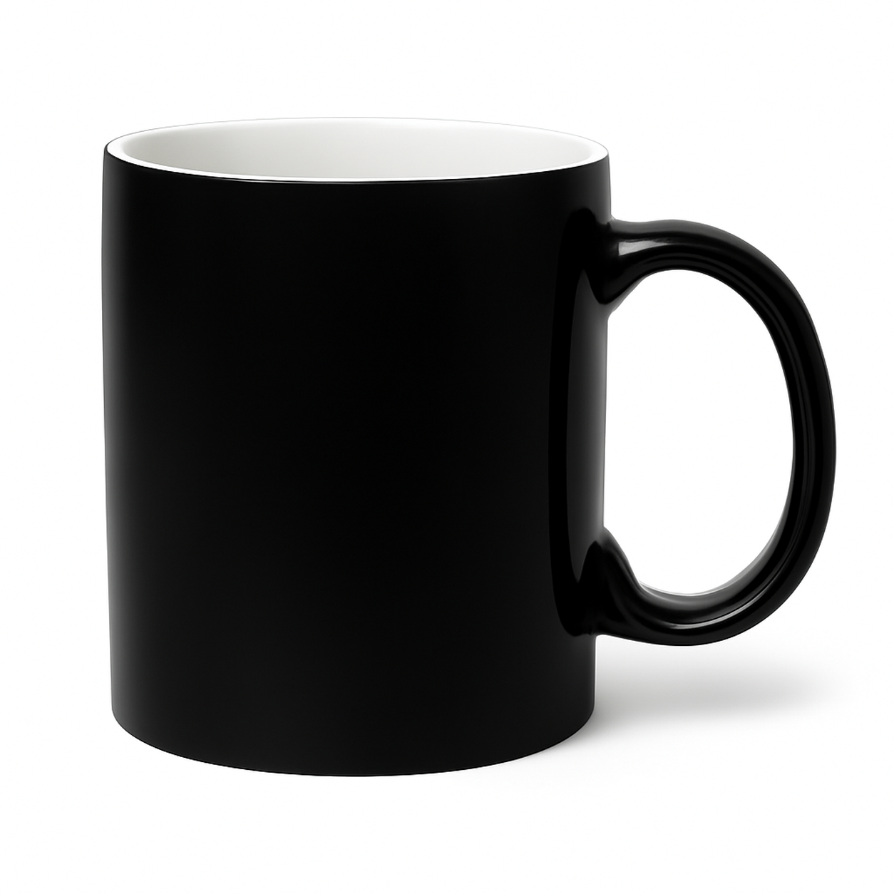 11 oz Black ceramic mug blank wholesale