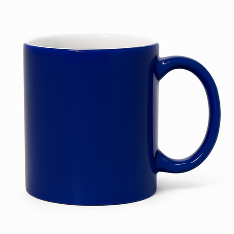11 oz Blue ceramic mug blank wholesale
