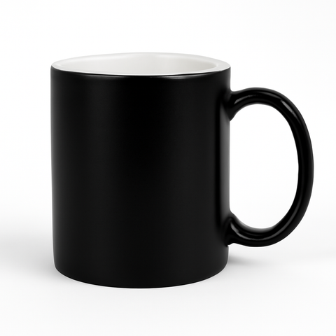 11 oz Black ceramic mug blank wholesale