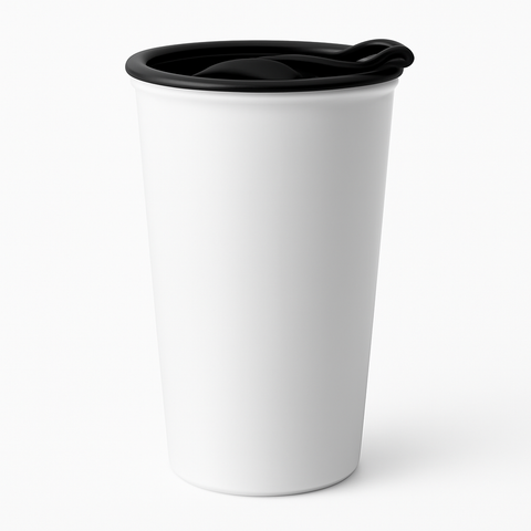 12 oz Black ceramic mug blank wholesale