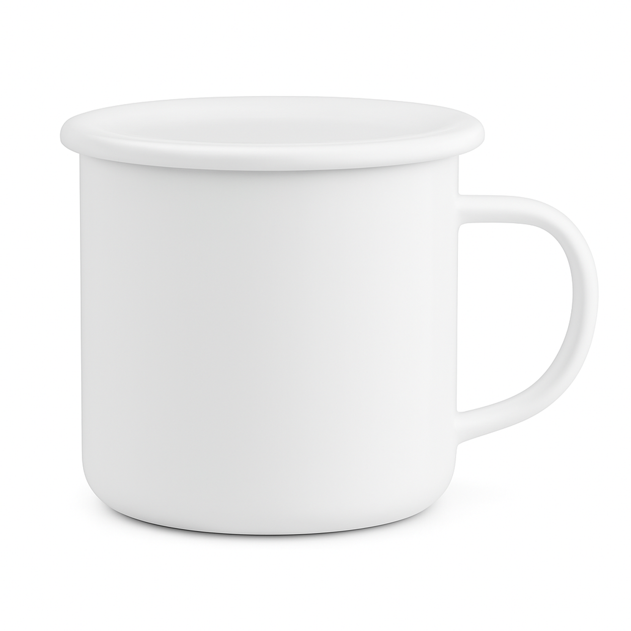 12 oz White enamel cup blank wholesale