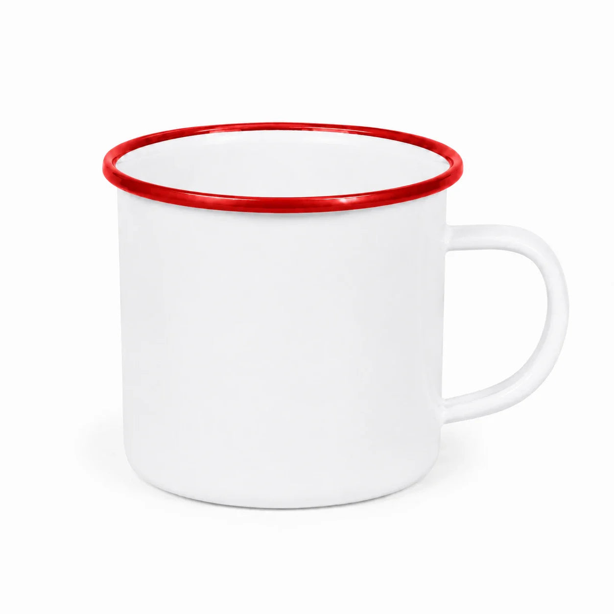 ORCA 12 oz. Fine Stainless Steel Enamel Cup Blanks - Red, sublimation blank