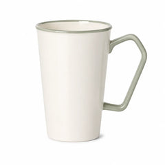 ORCA 15 oz. Two-Tone Latte New Bone China Mug Blanks - Grayish Green, sublimation blank
