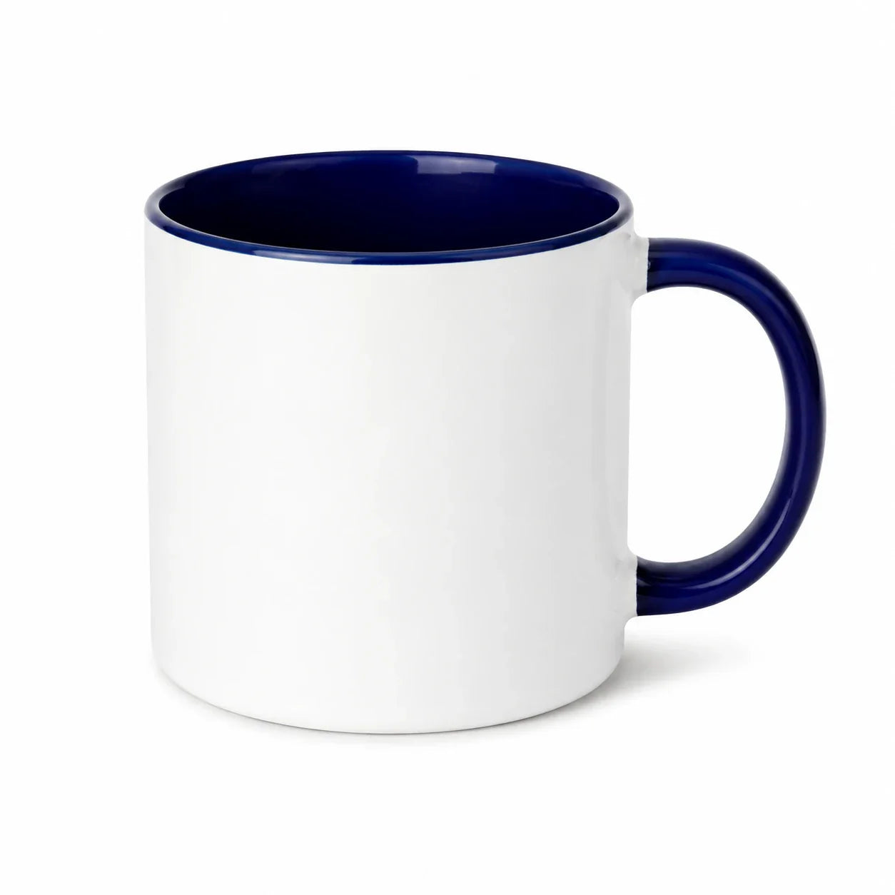 ORCA 14 oz. Inner/Handle Color Stoneware Coffee Mug Blanks - Light Blue, sublimation blank