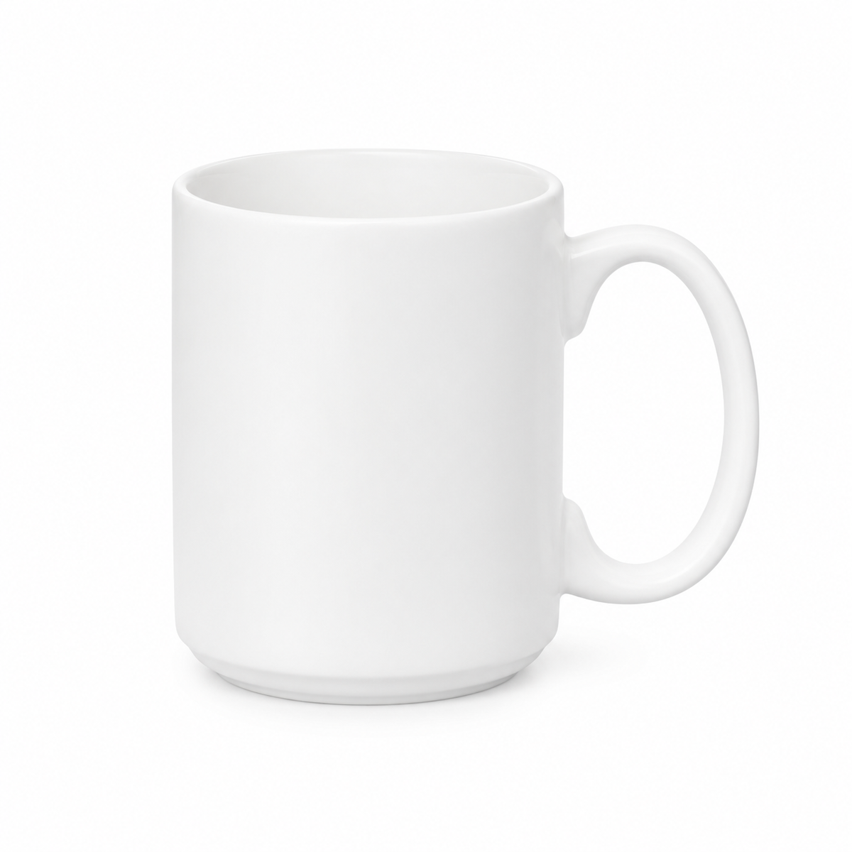ORCA 15 oz. Ceramic Coffee Mug Blanks — White
