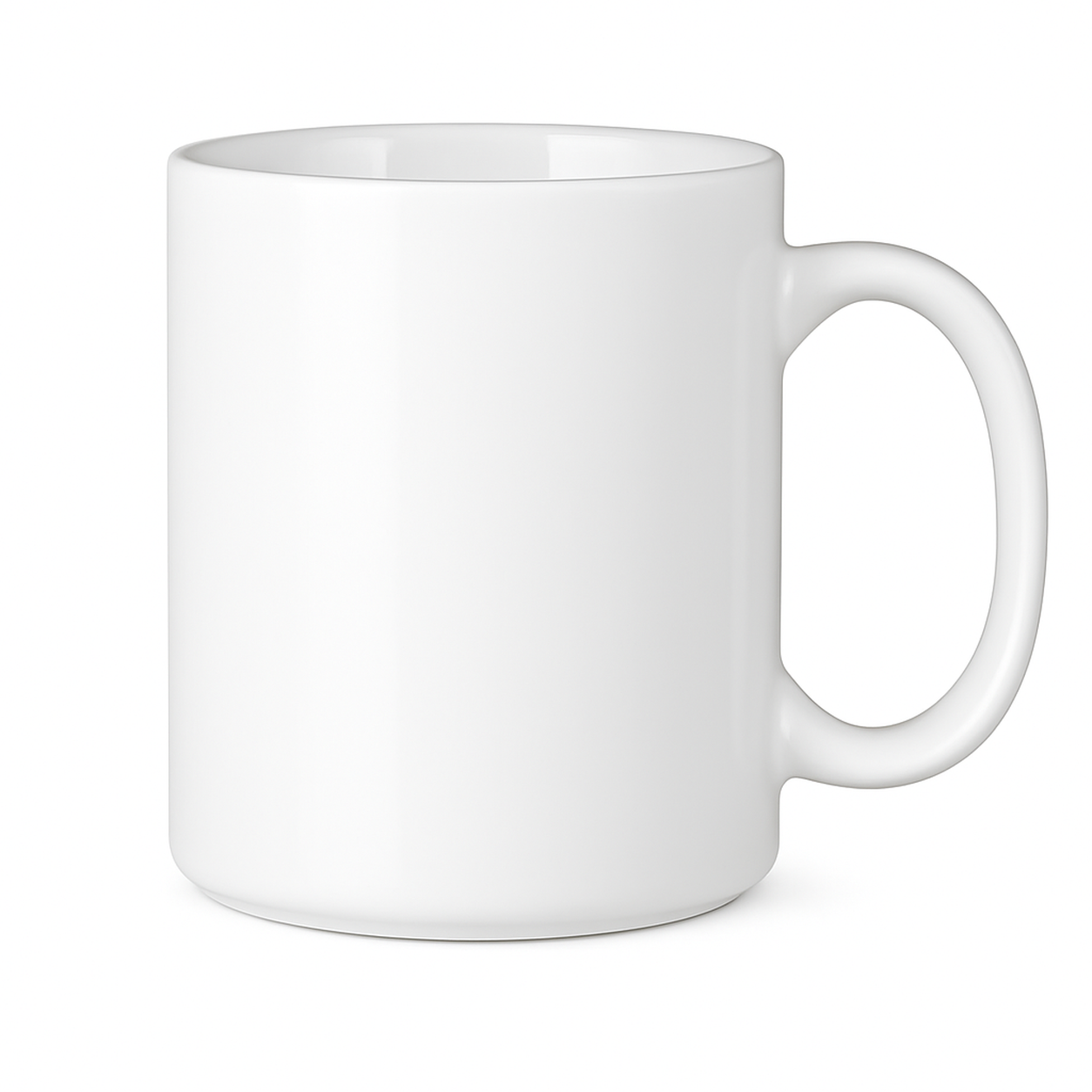 15 oz White ceramic mug blank wholesale