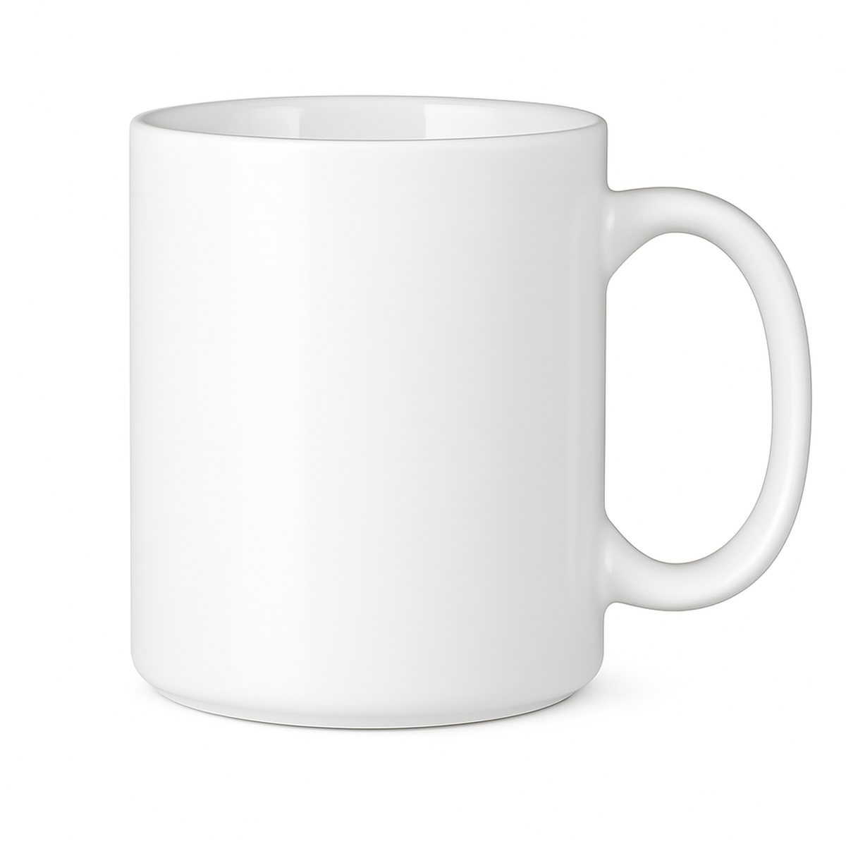 15 oz White ceramic mug blank wholesale