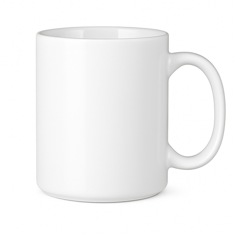 15 oz White ceramic mug blank wholesale