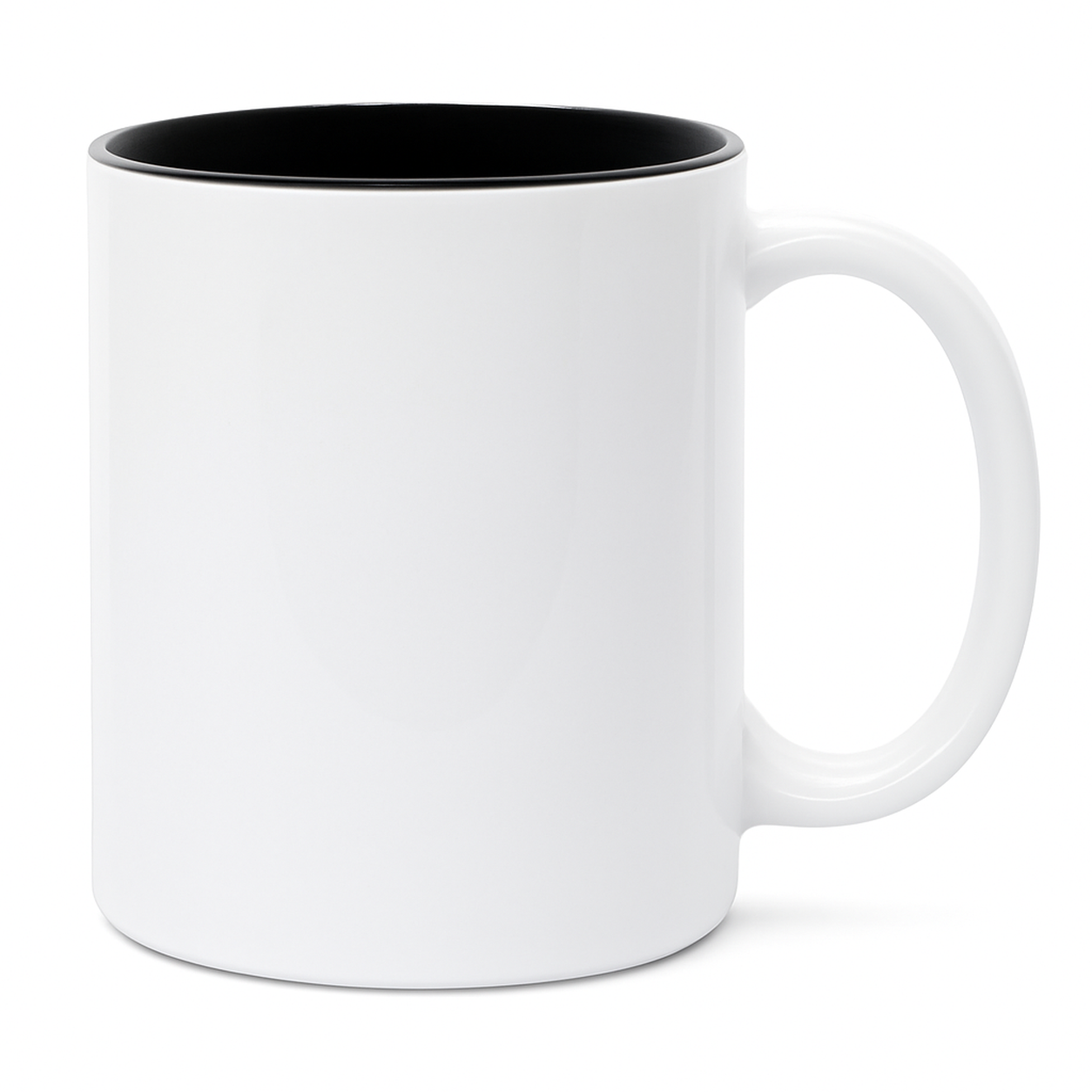 15 oz Black ceramic mug blank wholesale