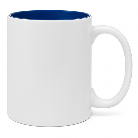 15 oz Blue ceramic mug blank wholesale