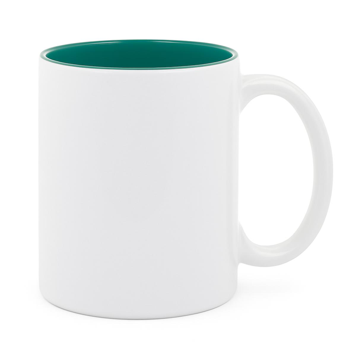 15 oz Green ceramic mug blank wholesale