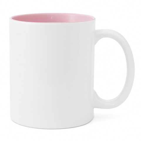 15 oz Pink ceramic mug blank wholesale