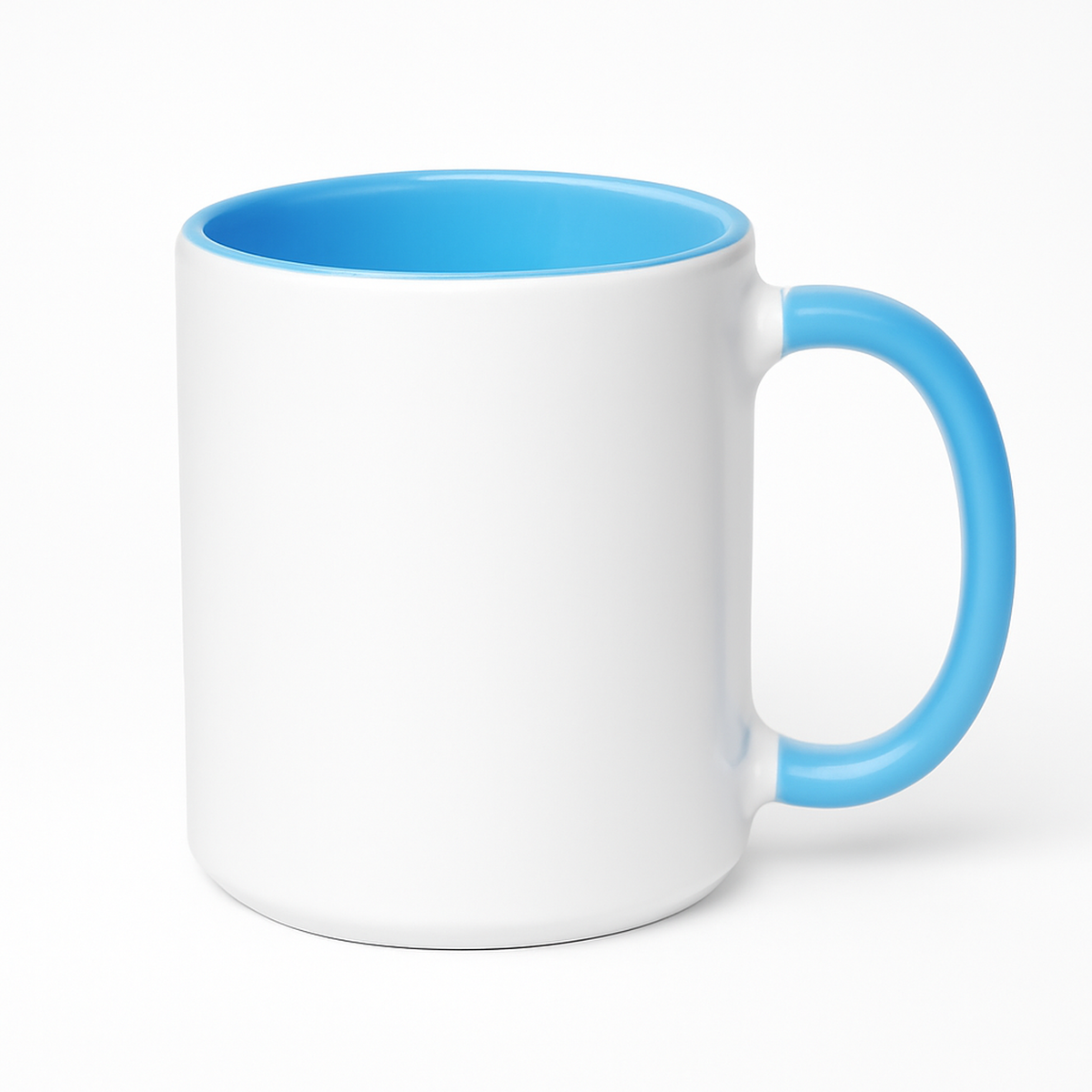 15 oz Blue ceramic mug blank wholesale
