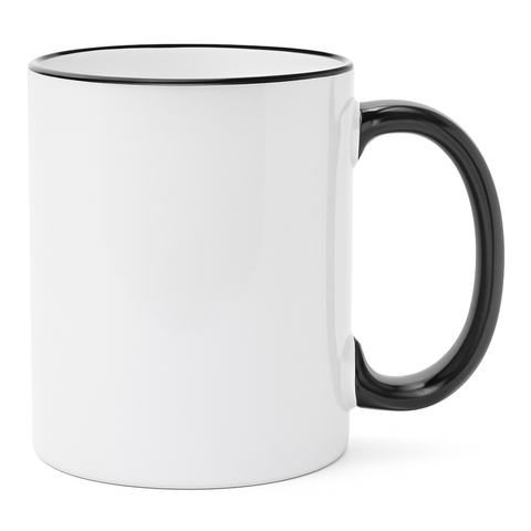 15 oz Black ceramic mug blank wholesale