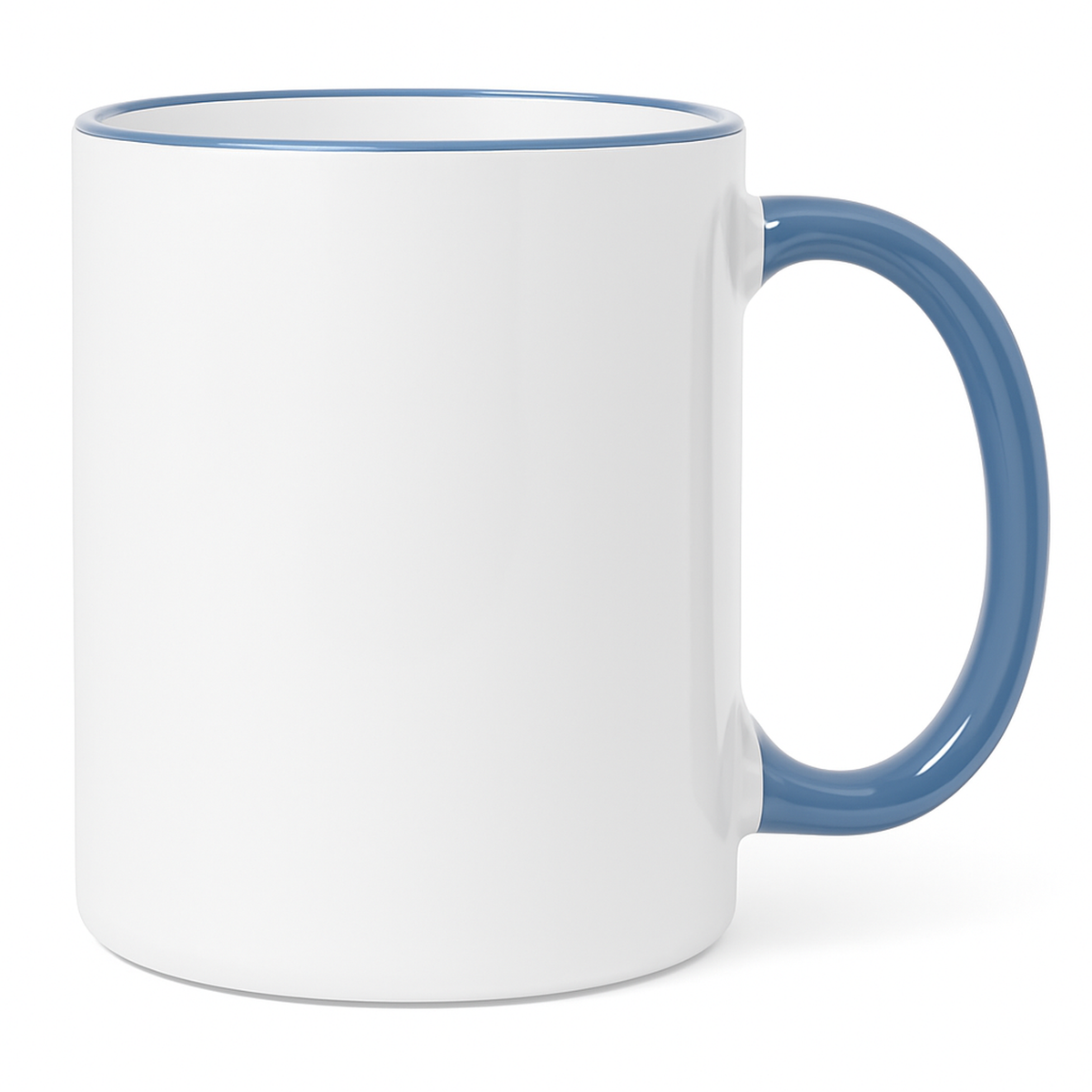 15 oz Blue ceramic mug blank wholesale