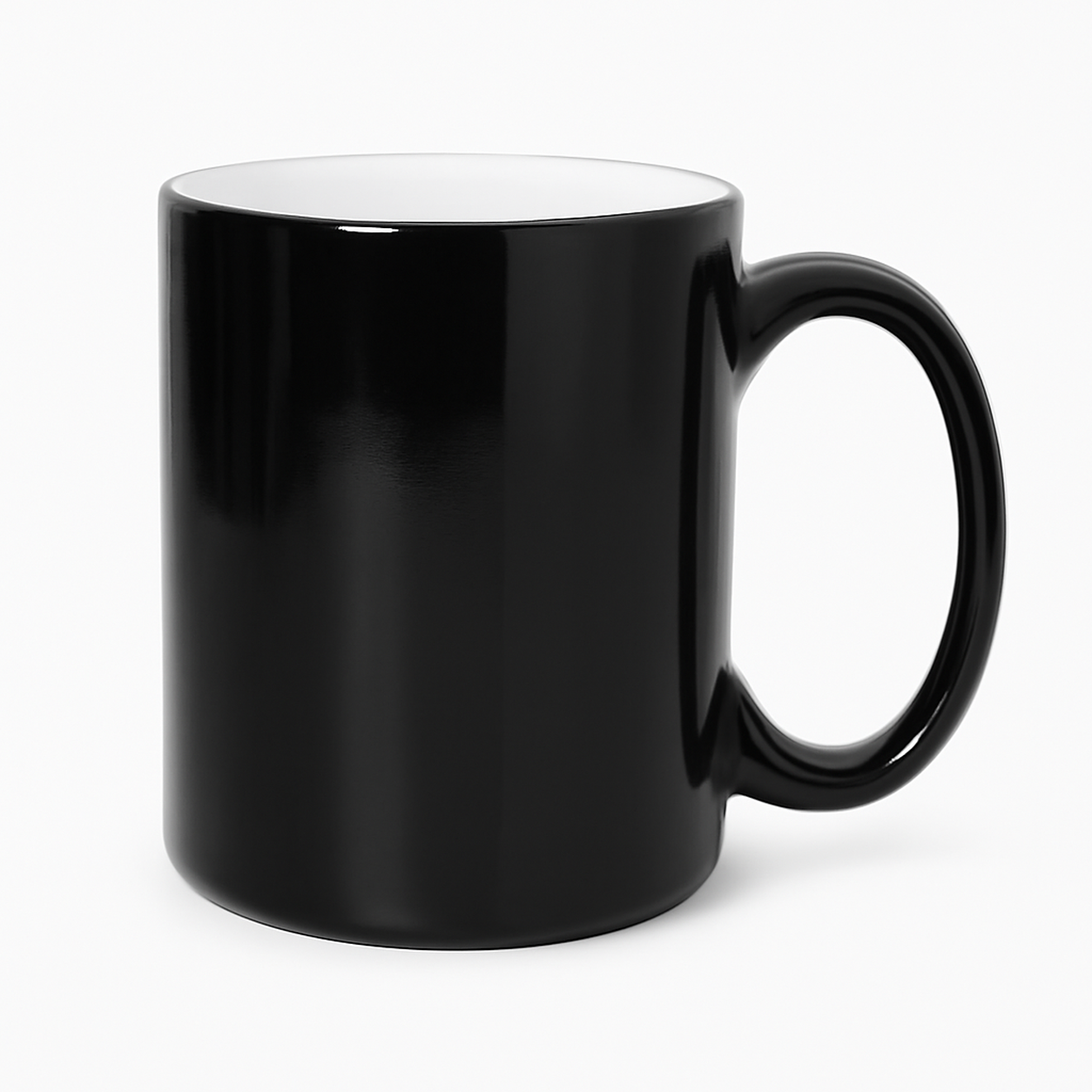 15 oz Black ceramic mug blank wholesale