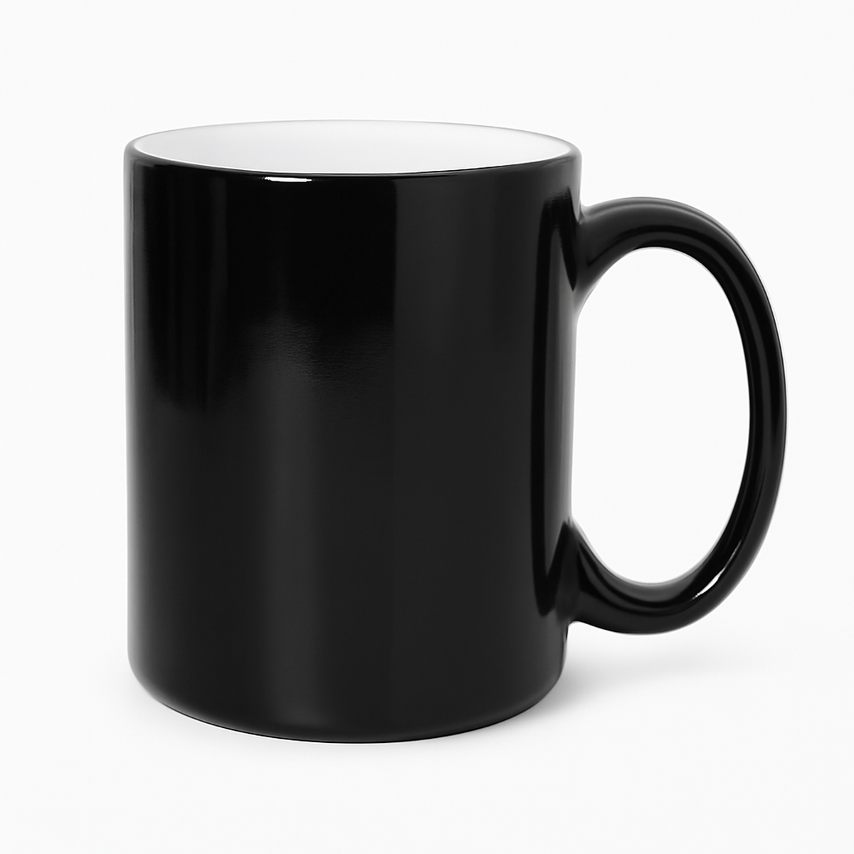 15 oz Black ceramic mug blank wholesale