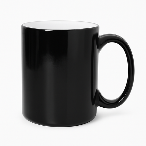 15 oz Black ceramic mug blank wholesale